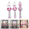 Christmas Doll Ornament Christmas Door Hanging Decoration For Front Door Mantels Christmas Tree Wall And Curtain Display
