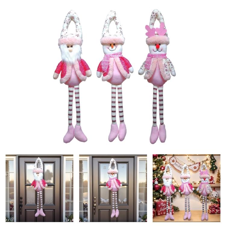 Christmas Doll Ornament Christmas Door Hanging Decoration For Front Door Mantels Christmas Tree Wall And Curtain Display
