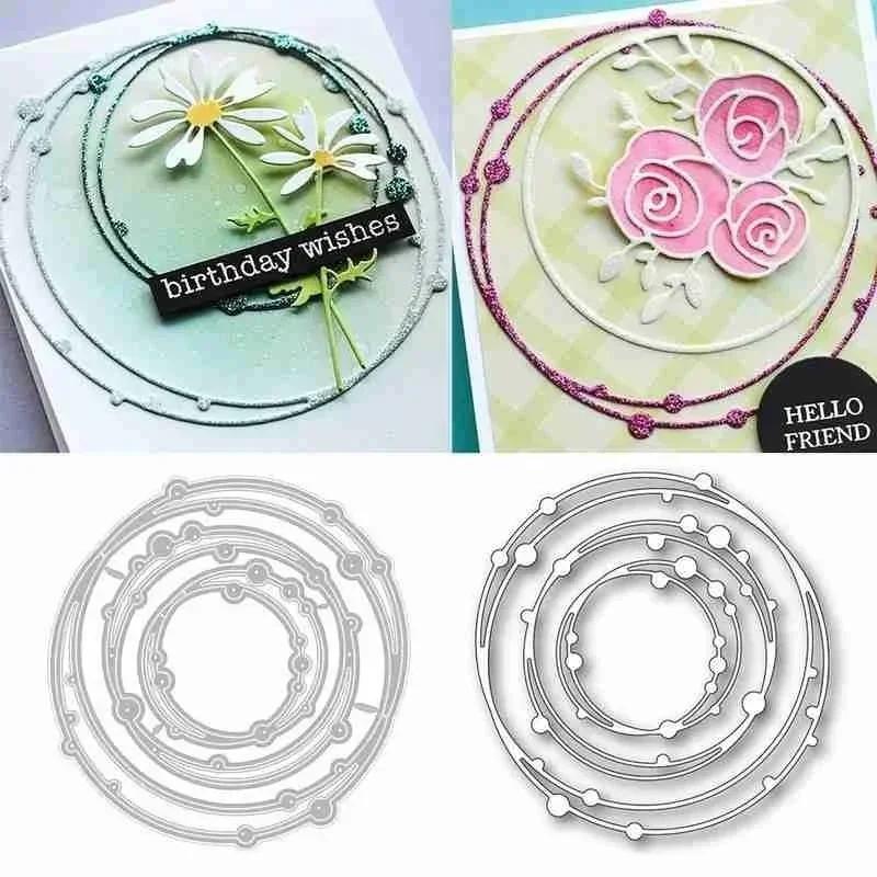 Flower Metal Cutting Dies Stencils DIY Scrapbook Album Paper Card Craft