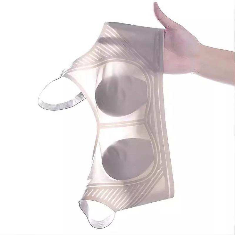 Ultra Thin Seamless Wireless Bra With Breathable Support M фиолетовый