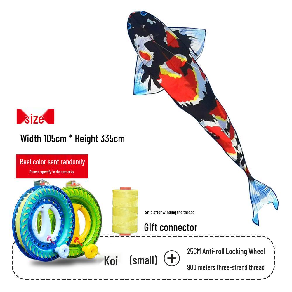Erwachsenen-Roter Feifei Koi-Drachen – Großer chinesischer Bambus-Goldfisch für leichten Wind