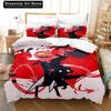 Ensemble de literie Helluva Boss imprimé en 3D Housse de couette 3 pièces Housse Simple Jumeau Couette Literie Adulte Enfants Housses de couette Textiles de maison