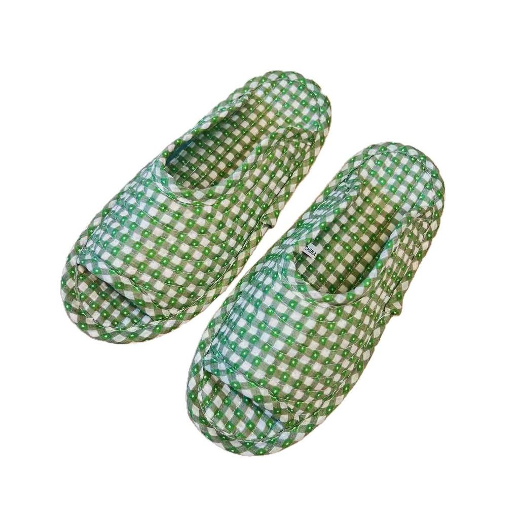 All-Season Non-Slip Indoor Slippers for Couples with White Sole