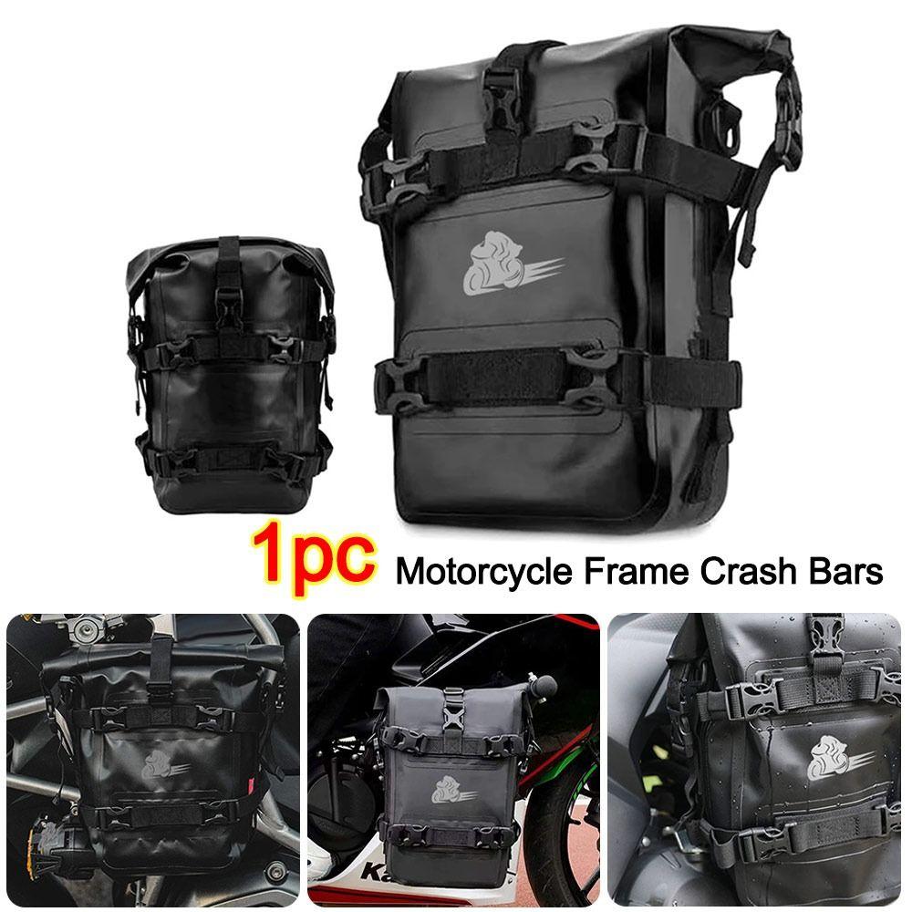 Waterproof Motorcycle Bumper Bag PVC Protective Bar Side Bag  Motorcycle Accessories