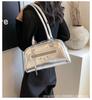 Fashion Atmospheric Handbag 2025 New Retro Oily Leather Large Capacity Shoulder Bag Women's Commuter Messenger Bag