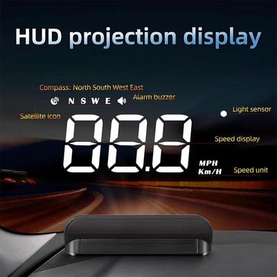 Car HUD Head-up Displej Zjednodušené Ovládání Rychlosti Bezdrátový Displej Rychlosti Univerzální Auto Nákladní Vozidla Motocykl Elektronické Příslušenství