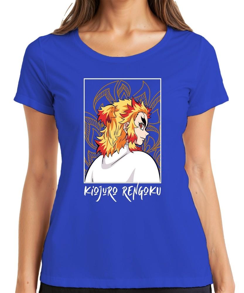 Kyojuro Rengoku Demon Slayer Flame Hashira Anime Gift Samurai Unisexs TShirt