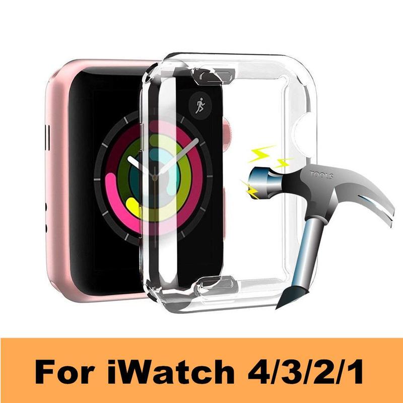 

Для IWatch серии 4/3/2/1 Ultra Clear Snap на крышке hard Case 38/42/40/44mm