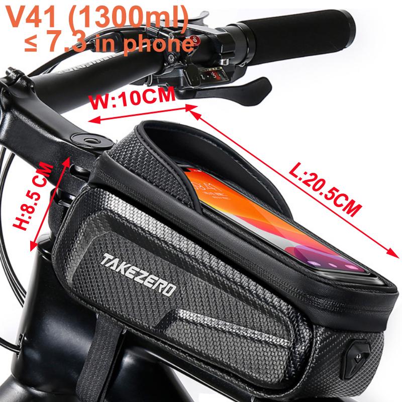 Bicycle Bag Phone Holder Mount Bike Phone Support  Case Handerbar Waterproof Frame Top Tube Mtb Bag Tools Accessories Wild