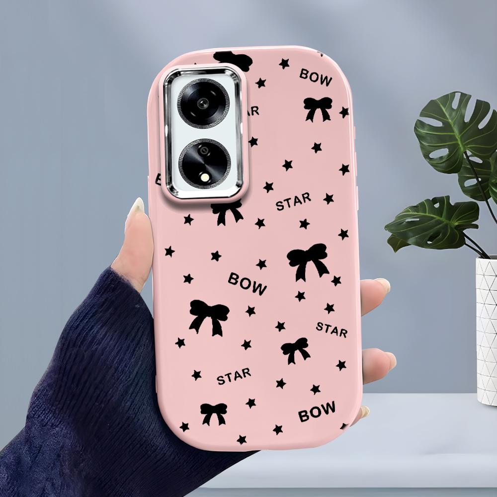 Solid Color Silver Edge Lens Soft Liquid Silicone Shockproof Phone Case for iPhone Samsung Huawei Honor Xiaomi Redmi OPPO Realme Vivo Infinix Tecno