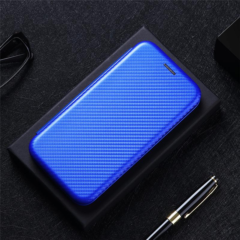 VIVO Y03/Y18 Carbon Fiber Multi-card Flip Phone Case