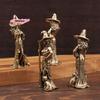 Magical Moon Witch Figure Ornament, Home Decor, Wizard Statue, Living Room/Entrance Decoration, Halloween Party Goth Home Decor