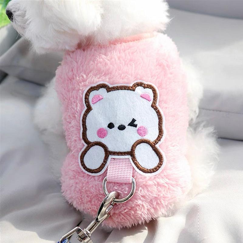 Autumn pet clothes for dogs, autumn and winter clothing, Teddy warm fleece jacket, Bichon Frize, Pomeranian, Poodle small dog
