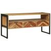 TV Stand In Brown 100 X 35 X 50 Cm Solid Acacia Wood