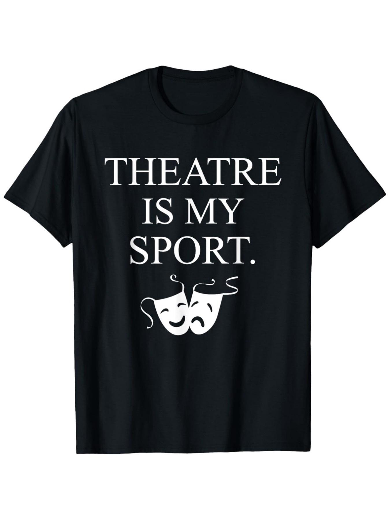 

Comedy is My Sport Men s Black T-Shirt - Anti-Shrink Soft Crew Neck Short Sleeve Tee M