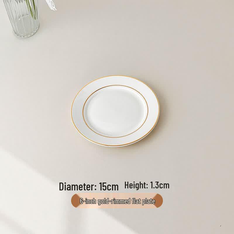 Nordic Style Ceramic Dinner Plate