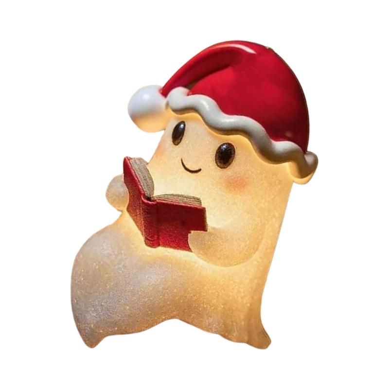 Halloween Specter Night Light Safe Resin Kids Friendly Reading Lamp Easy Installation Festival Home Decoration