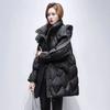 Women's Autumn Winter Warm Coat Long Thick Padded Jacket Female Hooded Parker Clothes