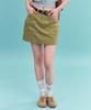Seteo (W) Ripstop Cargo Mini Skirt Khaki