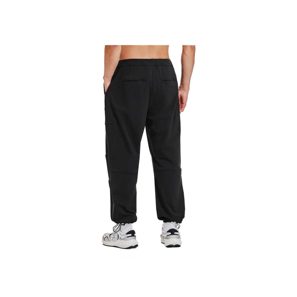Under Armour Solid Color Outdoor Comfortable Casual Pants Men Pants Black 1387984-001
