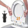 2Pcs Toilet Seat Hinge Bolts – Top Mount, Rubber Expansion Fixing, Universal Replacement Kit