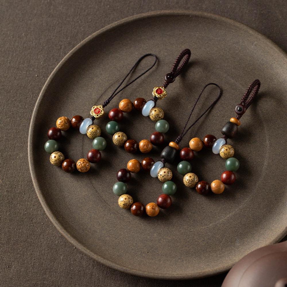 

Bag Hanging Bodhi Keychain Tibet Beads Lanyard Fashion Car Key Ring Gifts Style A