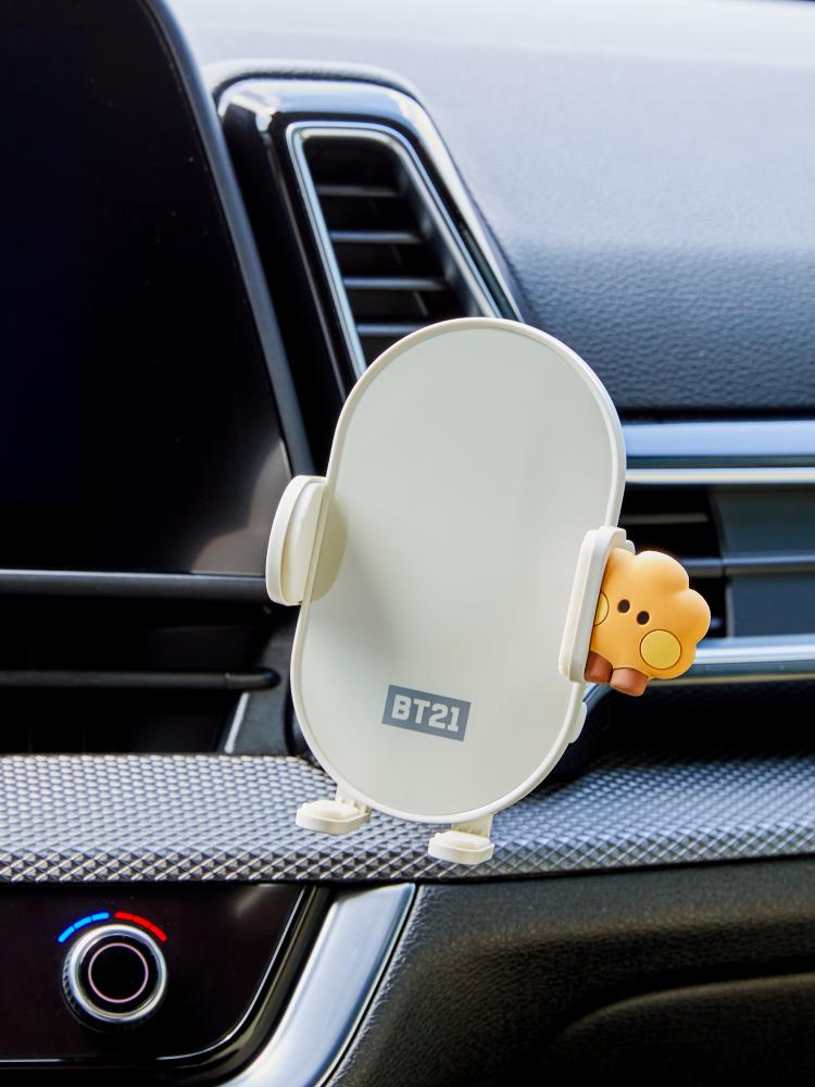 Line Friends BT21 Shooky Minini Car Fast Charging Smartphone Mount