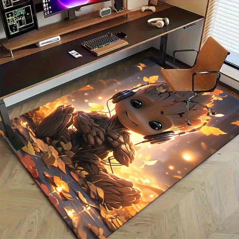 1pc Autumn Leaves Groot Headphones Chair Mat - Perfect for Home Decor, Office Rug, Outdoor Carpet Gift Ideaz4110