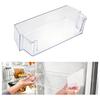 Refrigerator Door Basket Replacement for W11239961, Clear Plastic Bin with Raised Walls for Restoring Damaged or Missing Right-Side Shelf