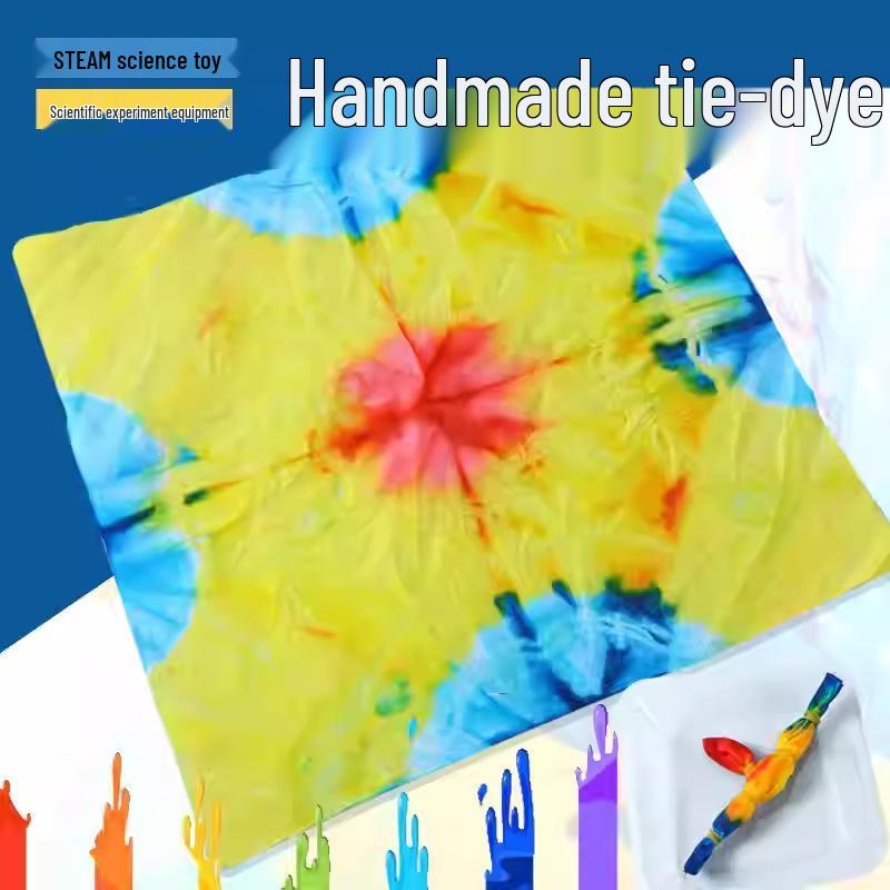 Tie-Dye Kit: Fabric Scarf DIY Set with Pigments Other
