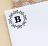 Printtoo Alphabet B Monogram Octagon Celtic Swirl Frame Self Inking Rubber Stamp Office