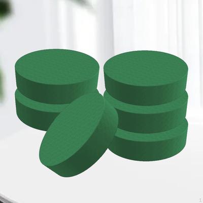 6Pcs Floral Wet Foam Base Craft Round Display Bowl Flower Arranging Block Bricks for Aisle Flowers
