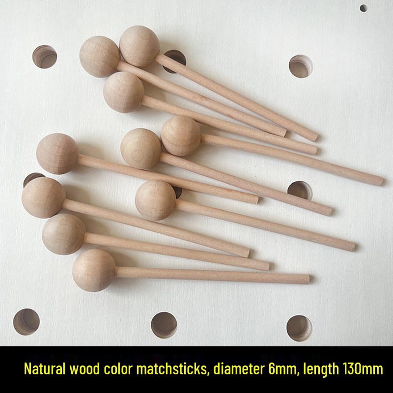 Pegboard Universal Shelf & Wooden Matchstick Storage Box