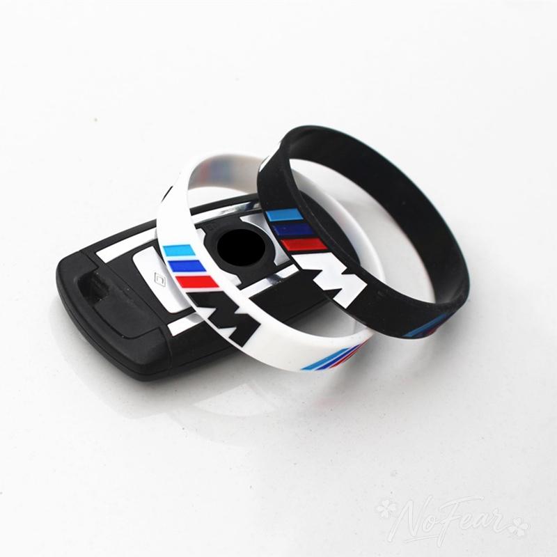 stickers Decal Bracelet Sport Men Women Rubber Hand Chains For BMW M E46 E90 E60 F30 F10 E39 E36 F20 G30 G20 E87 E92 E91 E30 cypd20