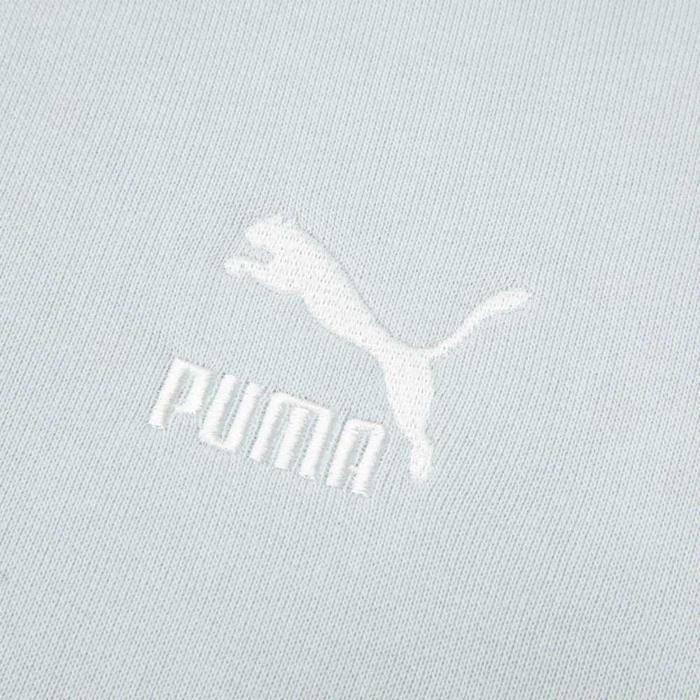 Puma Classics Lounge Girl Cropped Crew Sweatshirt Women Sweatshirt Platinum-Gray 625167-80