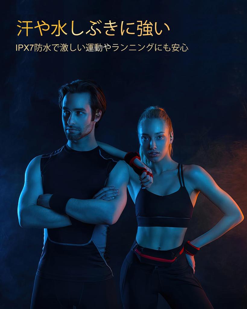 Wireless Earbuds, Bluetooth 5.4, Over-Ear Earphones, ENC Noise Cancellation, HiFi, with Microphone, 2026 Latest Model, AAC Support, Low Latency, Autom