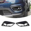 For Jeep Cherokee 19+Carbon Fiber Exterior Front Fog Light Lamp Trim Accessories
