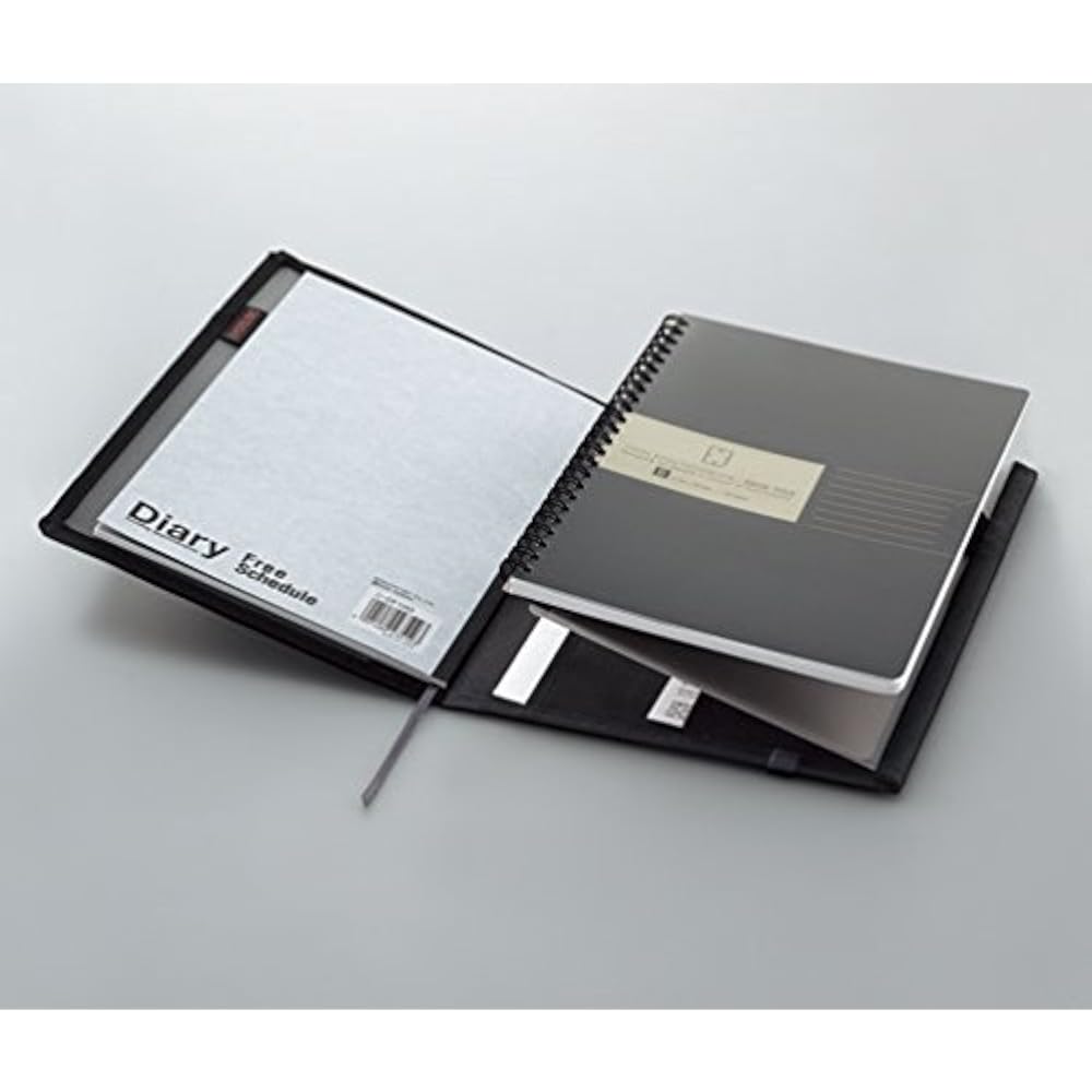 Kokuyo Notebook Cover, Notebook Compatible, Black, B5, BD, 40 Sheets, NO-683B-D