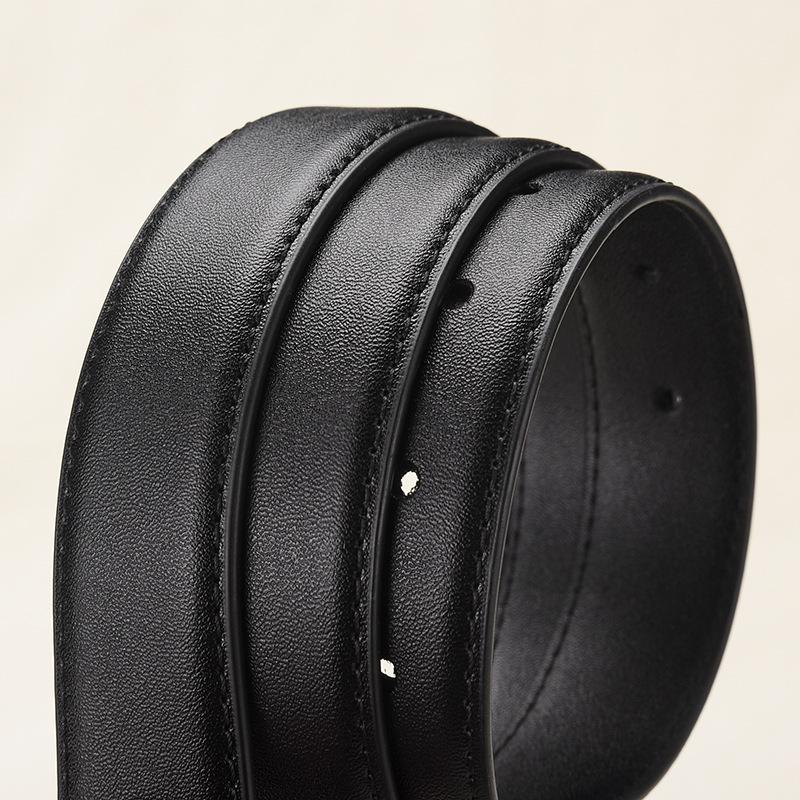 Belt new belt women's leather pin buckle belt casual versatile simple high quality thin belt
