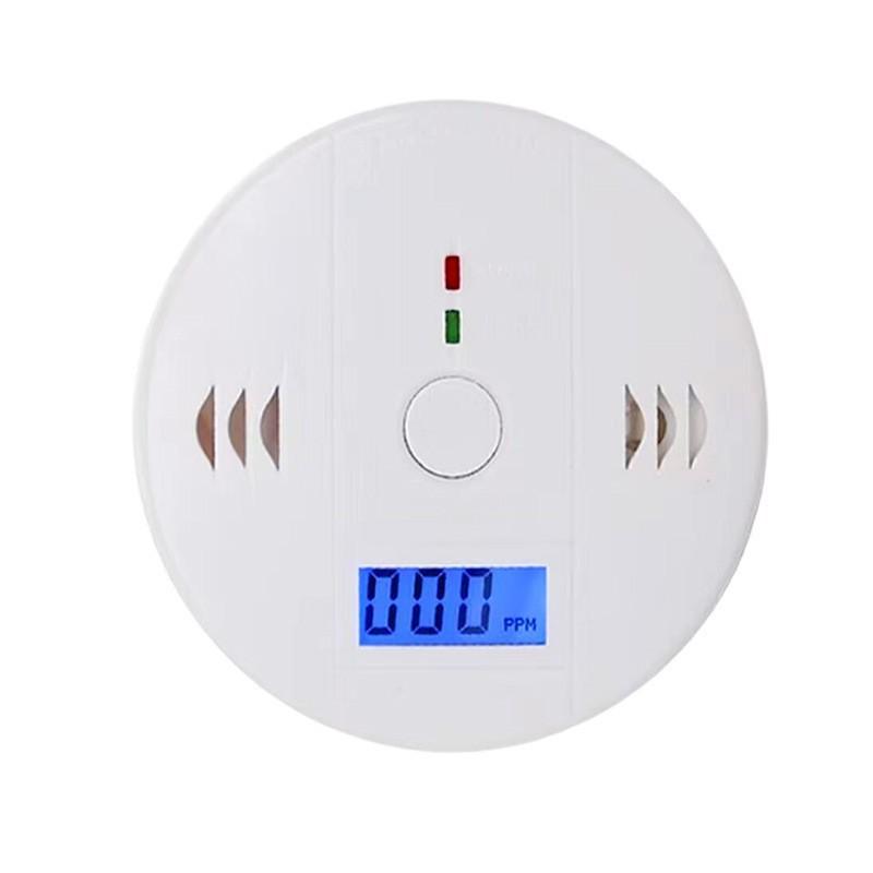 Battery-Powered Carbon Monoxide Detector for Home Use with Sound and Light Alarm