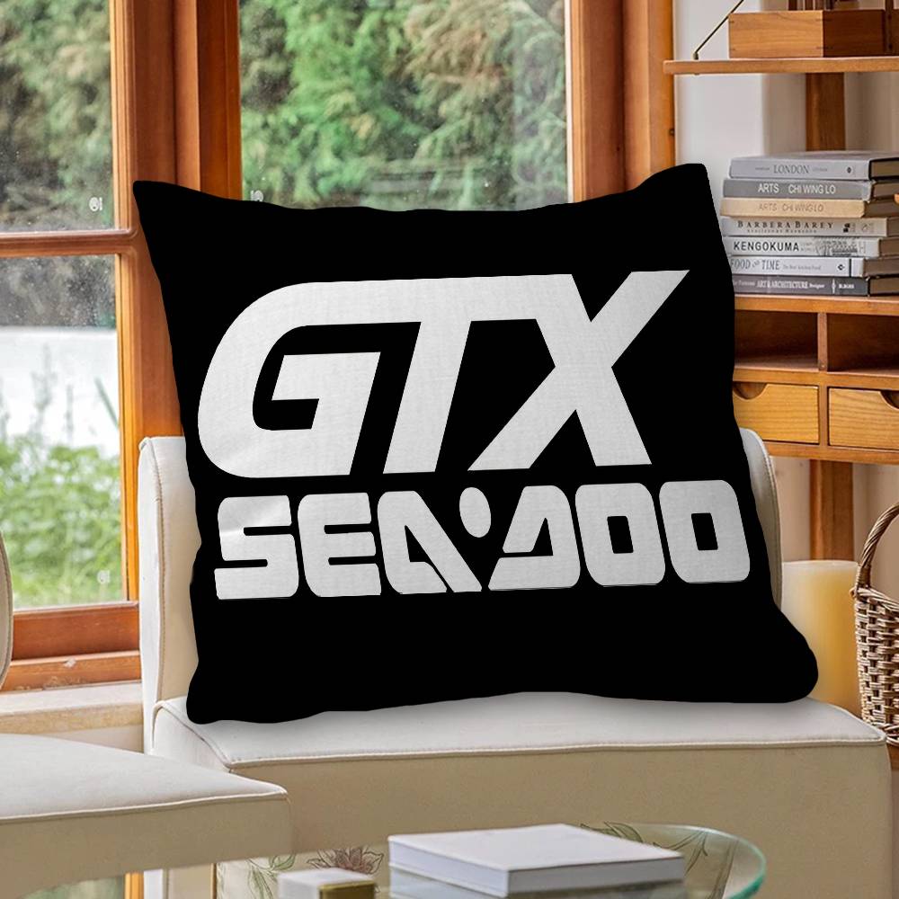 S-Sea D-Doo Seadoo Office Cushion Pillowcase Car Cushion Cover45X45CM Lumbar Pillowcase Sofa Pillowcover