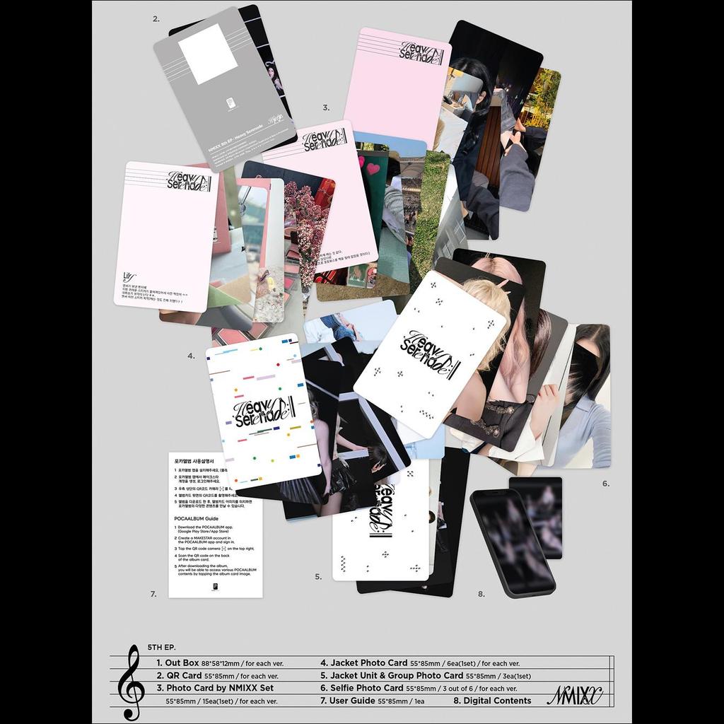 [Précommande] NMIXX [Heavy Serenade] Album Plateforme Version POCAALBUM. + Cadeau gratuit