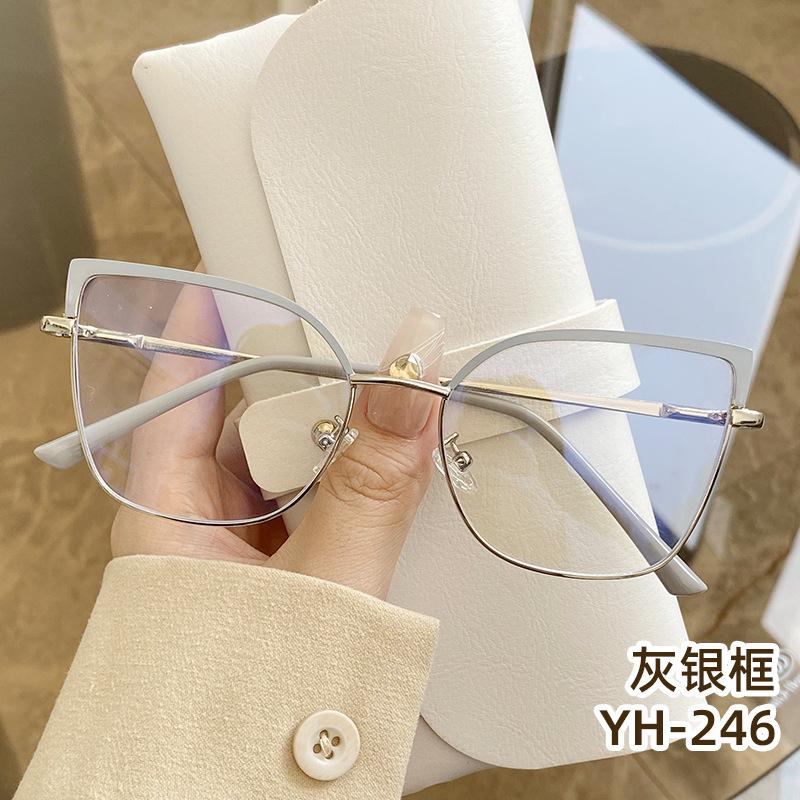 

Очки «кошачий глаз» для девушек без макияжа, стиль артефакта, мода, высокая чувствительность, индивидуальность, анти-синий свет, очки anti-blue light