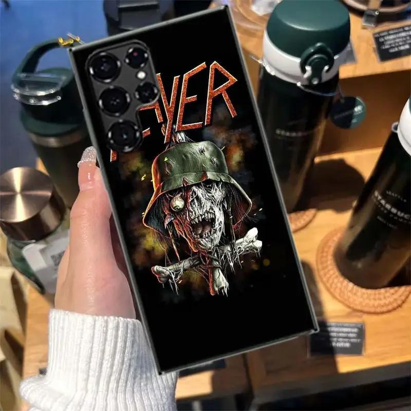 

Slayer Heavy Metal Rock Band Cases Phone Case for Samsung Galaxy S26 Ultra S25 Edge S24 S23 FE S21 Plus S20 S22 Cover TPU Capa S Samsung S23 Plus