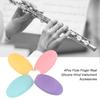 4Pcs Flute Finger Rest Silicone Wind Instrument Accessories Yellow/Pink/Rose Red/Purple