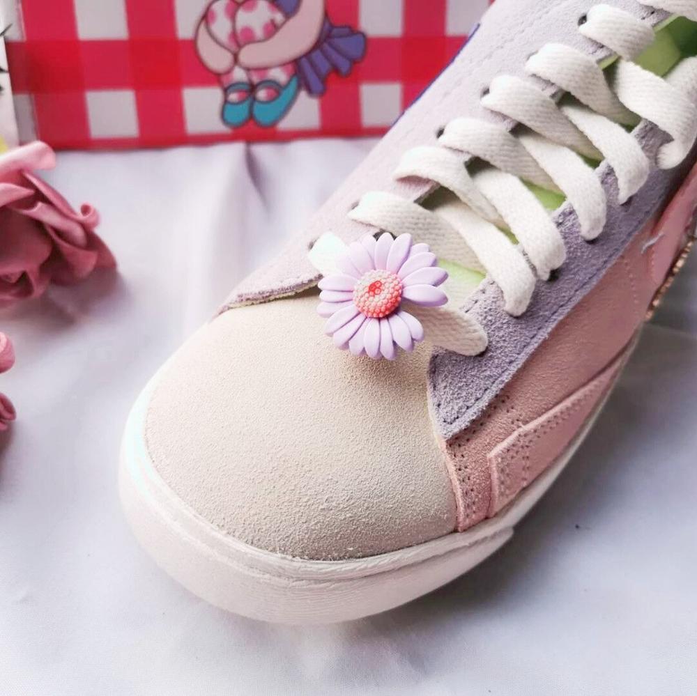 New 1pcs DIY Bow Shoe Buckle Girls and Children's DIY Shoes Accessories Trend Creative Shoelaces Decorative Shoes Accessories