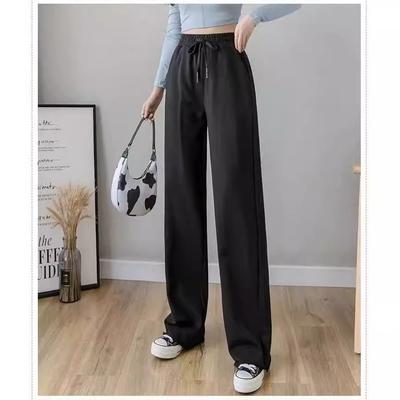 Wide-leg Pants Women's Summer Thin Annual New High-waisted Floor-mopping Casual Straight-leg Pants