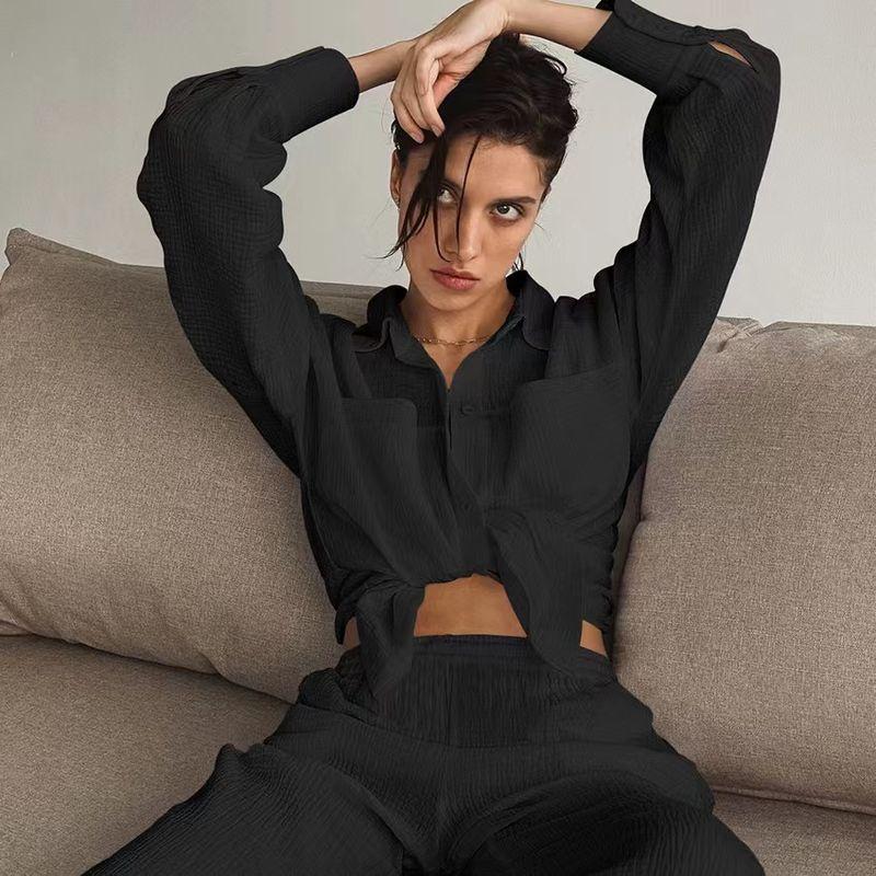 Fashion Wind New New Arrival Fall Long Sleeve Shirt Pants Fashion Suit Shirt Long Pants Suit