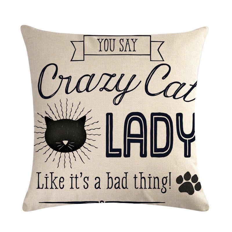Versatile Cotton Linen Pillow Cover For Sofa Chair Car Seat Decoration