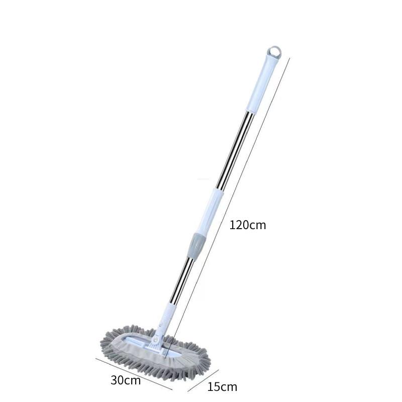 360 Degrees Rotateable Multi Functional Soft Silicone Head Household Mop